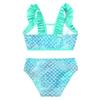 Girls Bikini Sets Mermaid Swimwear Two Piece Swimsuit Swimwear for Kids 1-16 Years
