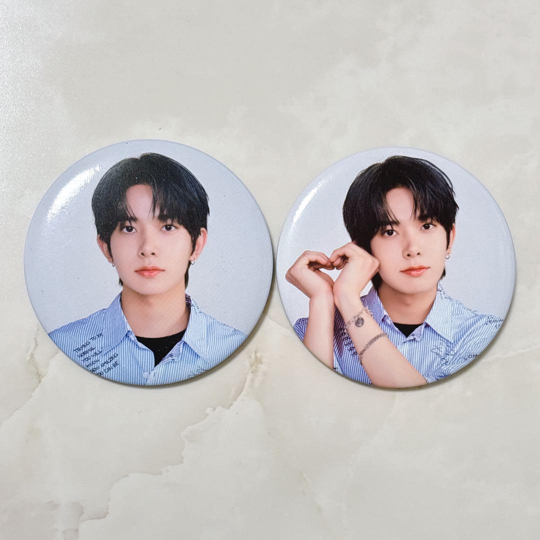 

[USED] ENHYPEN Heeseung en-connect Can Badge Set of 2