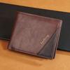 Korean Style Men Wallet PU Leather Storage Bag High-end PU Leather Coin Purse  Boys Gift