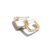 Feminine Temperament Simple and Cool Personality Square Earrings