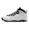 Pánské tenisky Air Jordan 10 Retro Steel 2025 Bílá Černá Světle ocelově šedá HJ6779-104