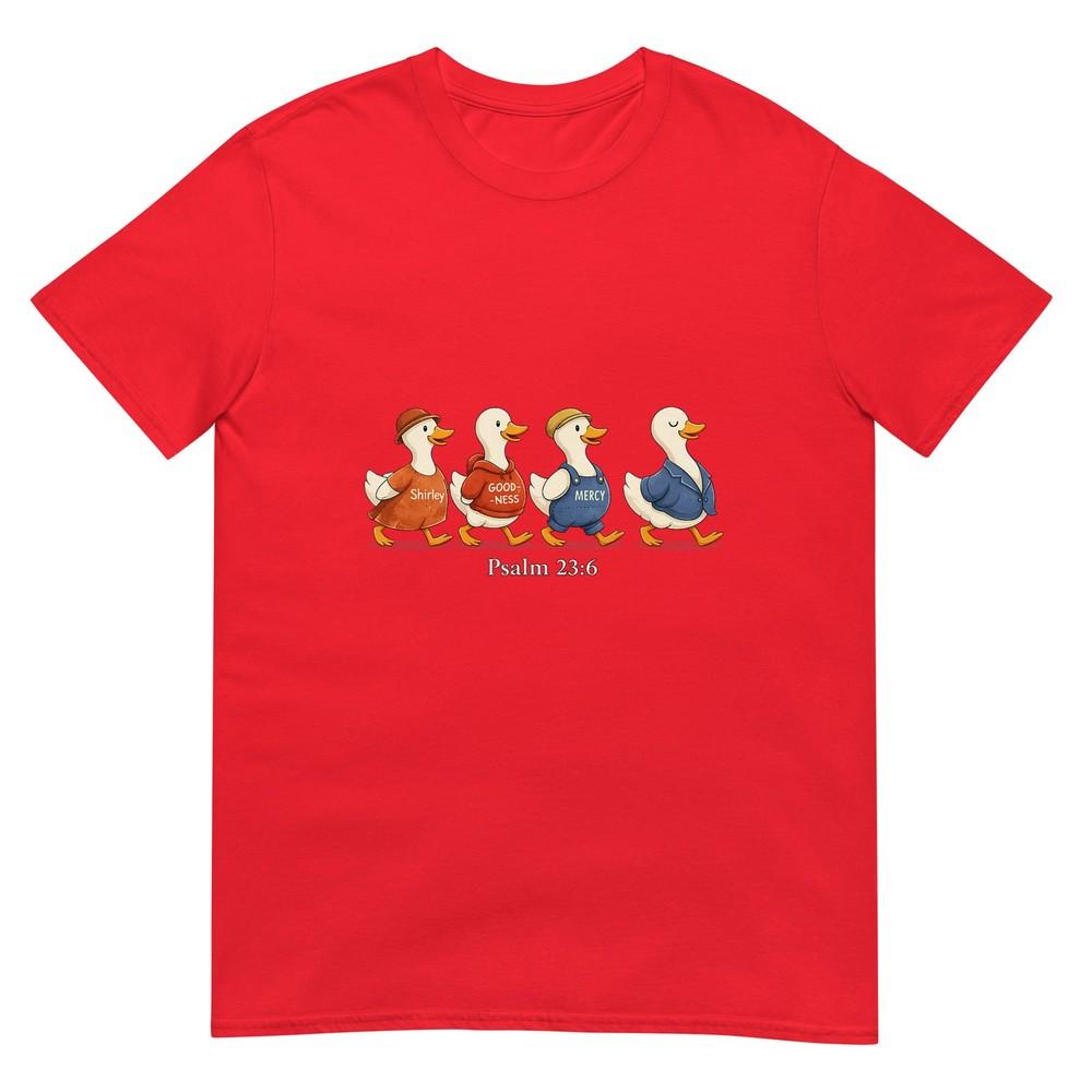 Surely Goodness Mercy Psalm 236 Funny Goose Christian Faith Tshirt S