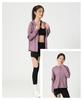 Women's Loose Fit Hooded Sports Jacket - Zipper Cardigan for Yoga, Running, Quick-Dry Fitness Long Sleeve Top