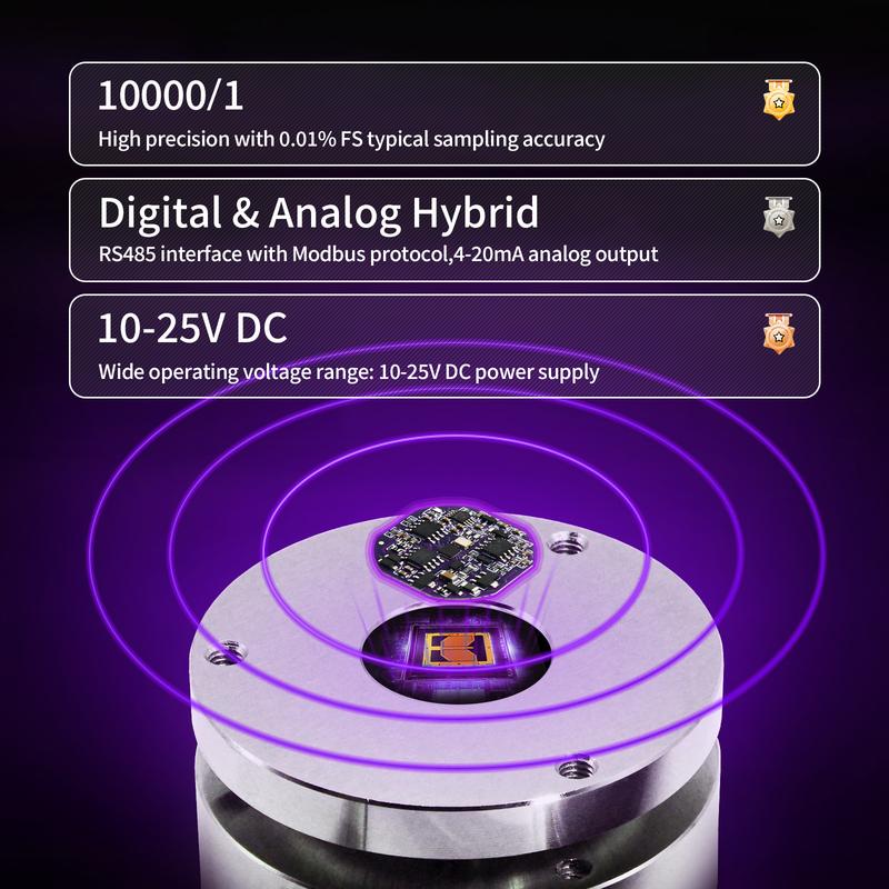 Built-in Chip Load Cell Sensor,MODBUS Signal, 4-20mA Analog Output,10-25VDC,The Sensor Is Directly Connected To the PLC
