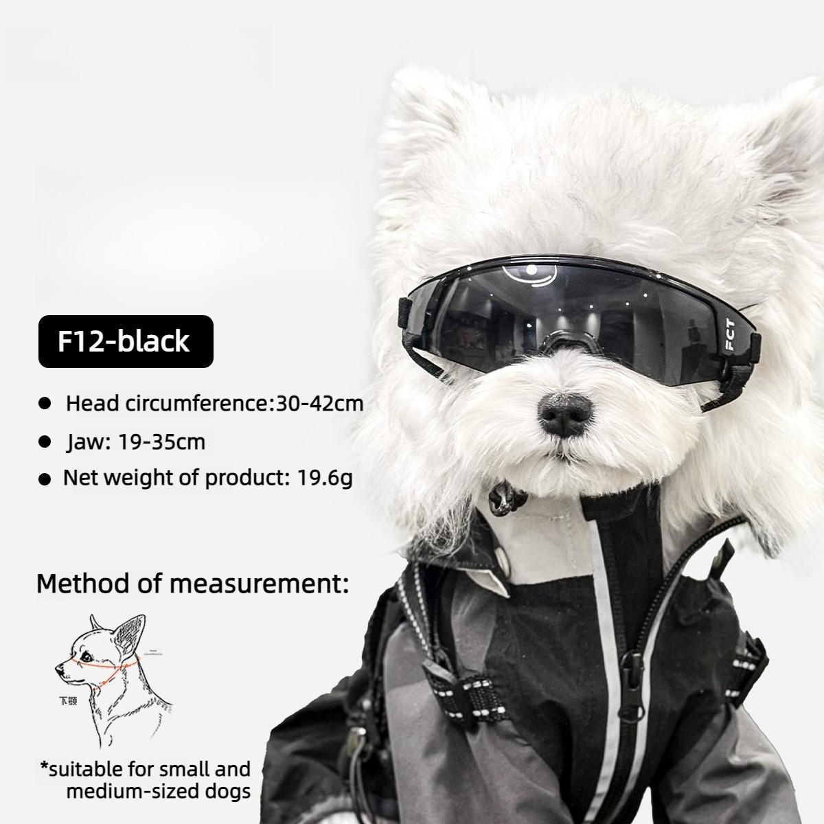 

Dog Sunglasses Windproof Adjustable Design Corgi Teddy Riding Surf Goggles Portable Sun Protection Pet Glasses Dog Accessories