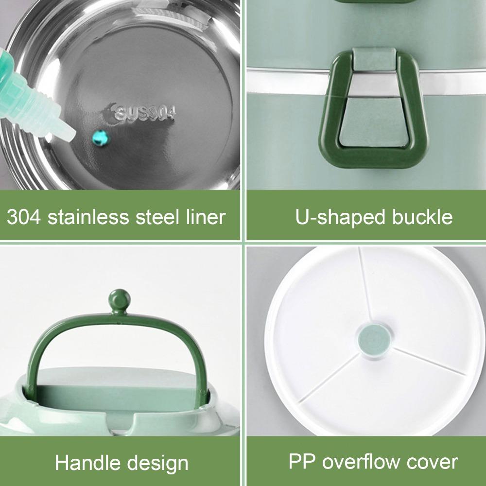 Stainless Steel 304 Insulated Lunch Box Food Storage Container  For Picnic
