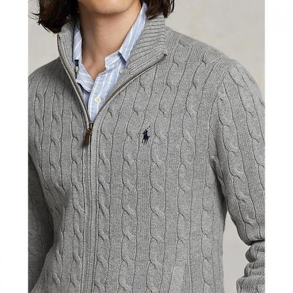 Polo Ralph Lauren Men S Cable Knit Cotton Zip Sweater mnpoSwe16821362020
