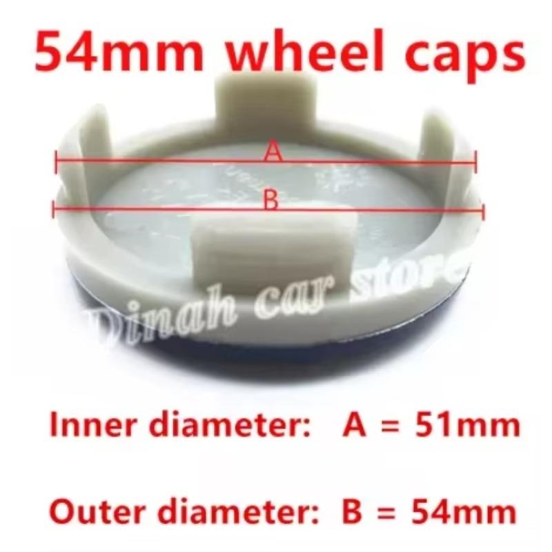 Nowe naklejki samochodowe 2026 4 szt. 3D do ford 54mm 63mm 66mm Emblemat samochodowy Nakładki na środek piasty koła Naklejka Odznaka naklejka Naklejka styling auto Acc