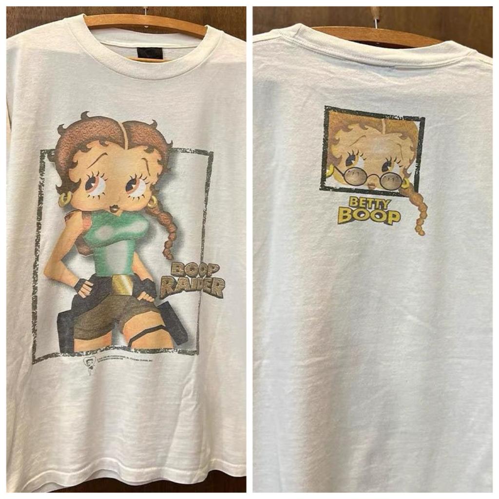 Betty Boop Betty Lady Puppe Cityboy Cartoon Anime Locker Retro Kurzarm Herren und Damen Street 2025 Sommermode Neues T-Shirt