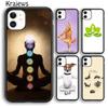 Чехол для телефона Yoga Lotus Chakra для iPhone 17 Air 16 15 14 plus 12 13 pro max coque Shell Fundas