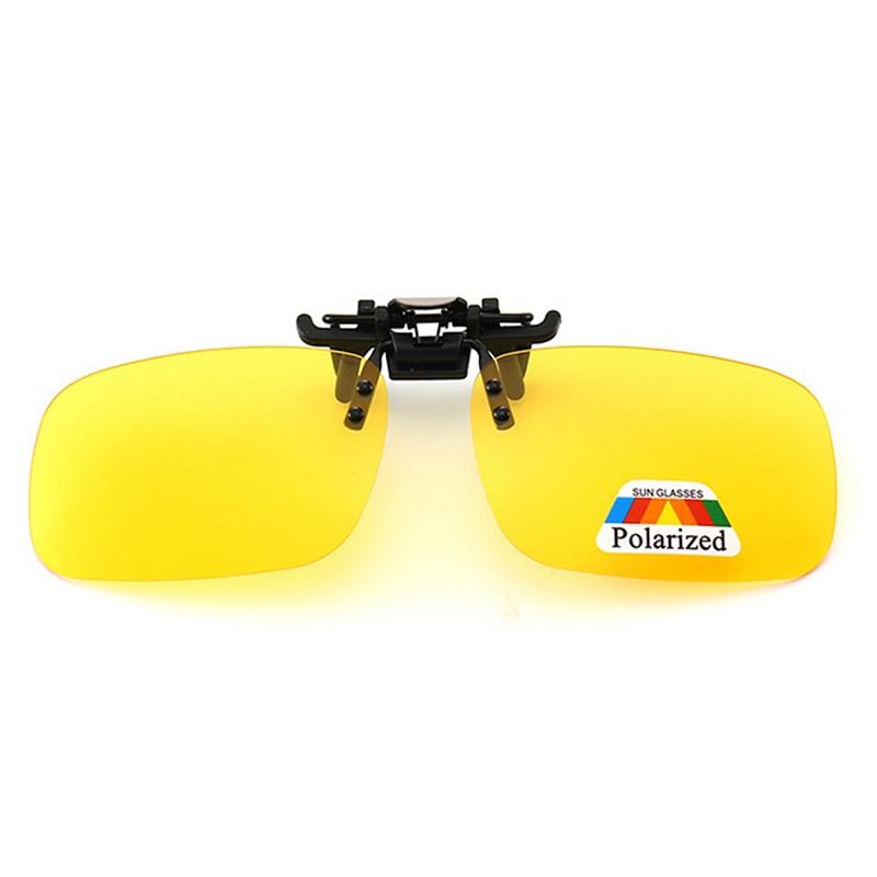 MAXJULI Car Driver Goggles Anti-UV Sun Glasses Driving Night Vision Lens Clip On Sunglasses for Men Women
