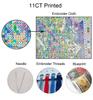 Huacan Cross Stitch Set 11CT Landscape Embroidery Mountain DIY Handmade Sewing Sets Printed Canvas Quilting Scenery Needlework Kits Home Decoration