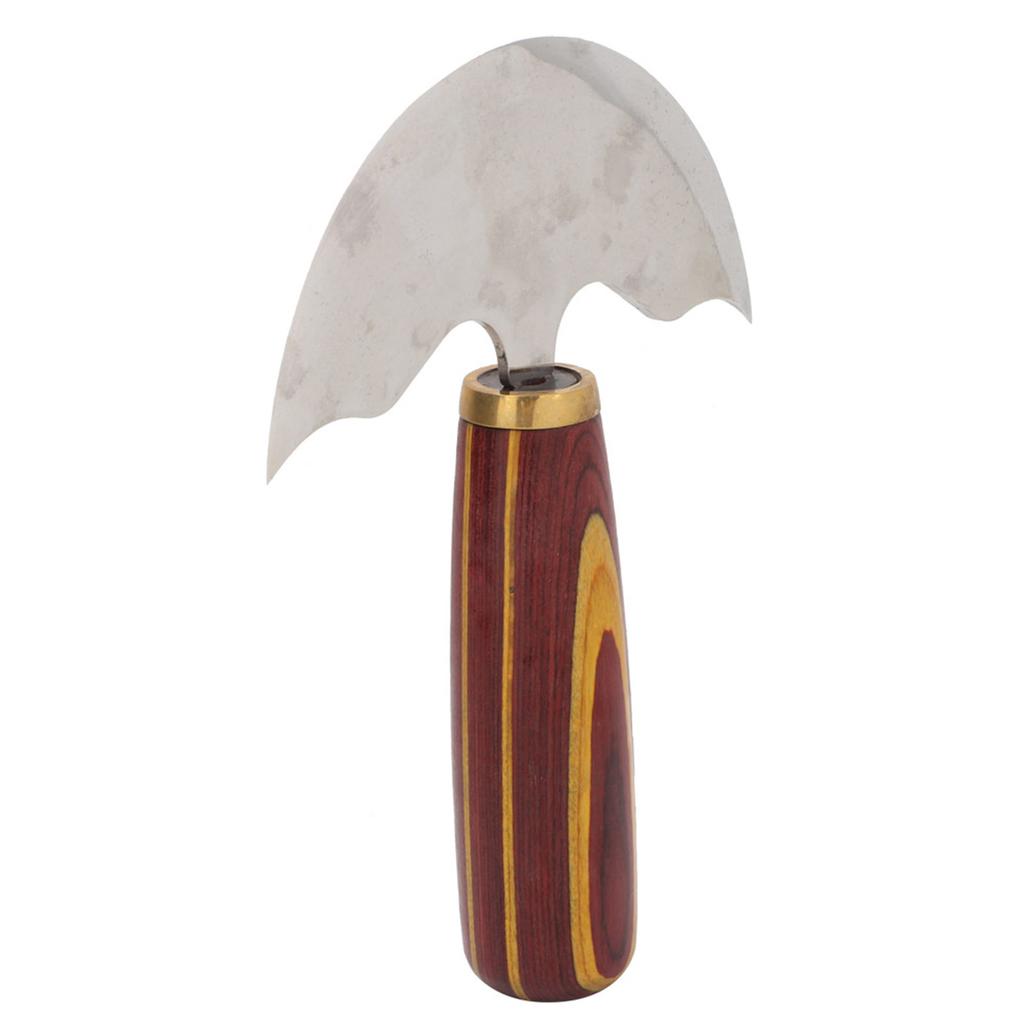 Leather Craft Round Head Knife Leather Trimmer Trimming Correction Working Knife (S)