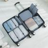 8-6 Pcs Travel Storage Bag Set, Clothing Organizer Packing Bags Suitcase Luggage Organizer Pouches