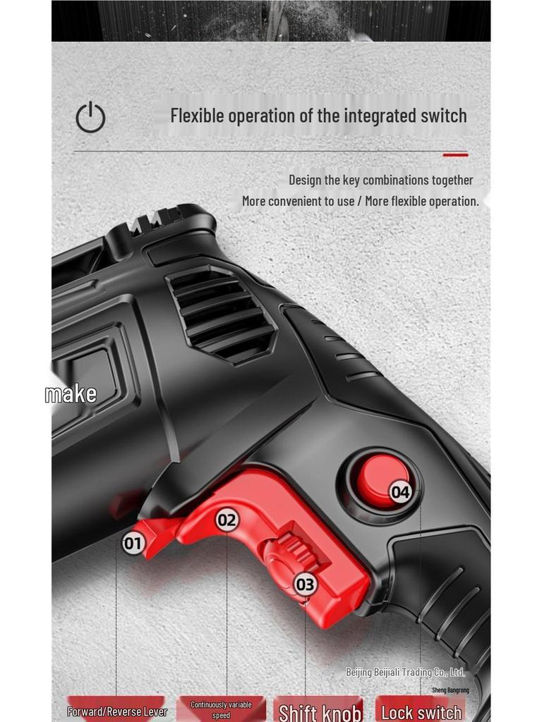 High-Power 220V Multifunctional Electric Drill & Screwdriver