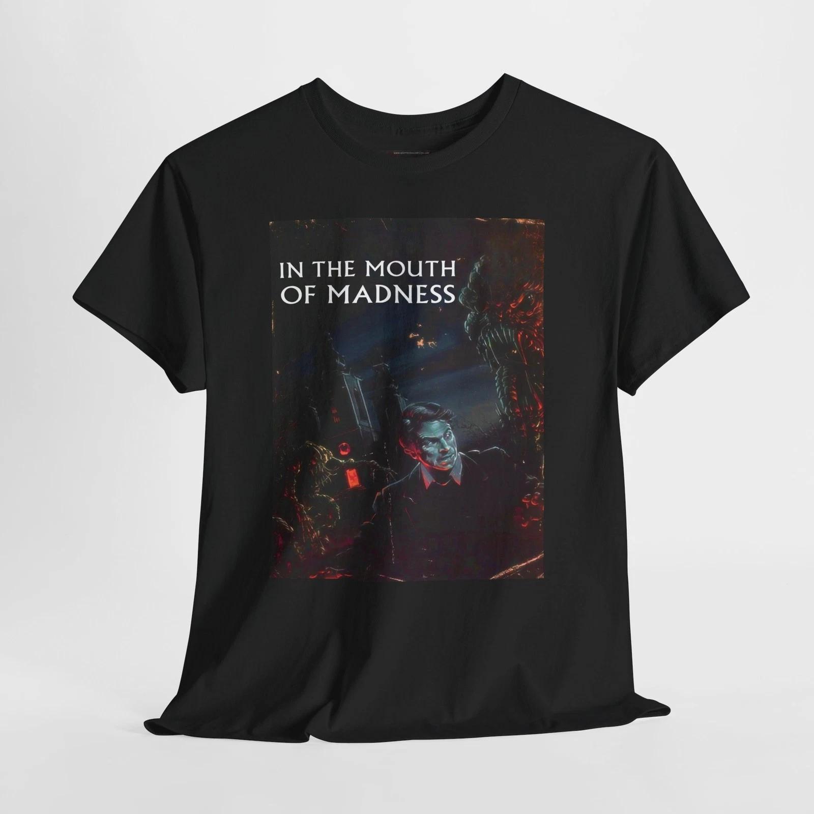 

In the Mouth of Madness 1995 Retro Movie Poster Horror Unisex Graphic T-Shirt XL