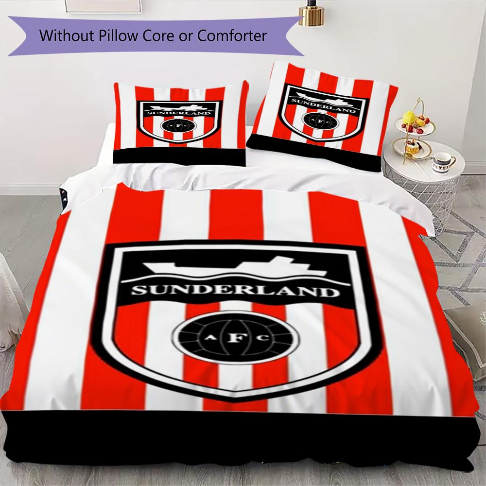 

Sunderland Pattern Bedding uilt Set uilt Cover Pillowcase Home Decoration Birthday Gift (1 * duvet cover + 2 * pillowcase without core)90 135x200cm