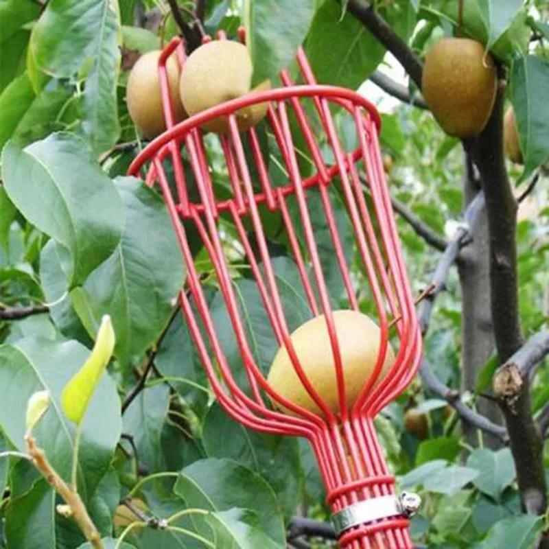 Tiefer Korb, Obstpflückerkopf, praktischer Obstpflückerfänger, Apfel- und Pfirsichpflücker, Bauernhof-Gartenpflücker, Gartengeräte