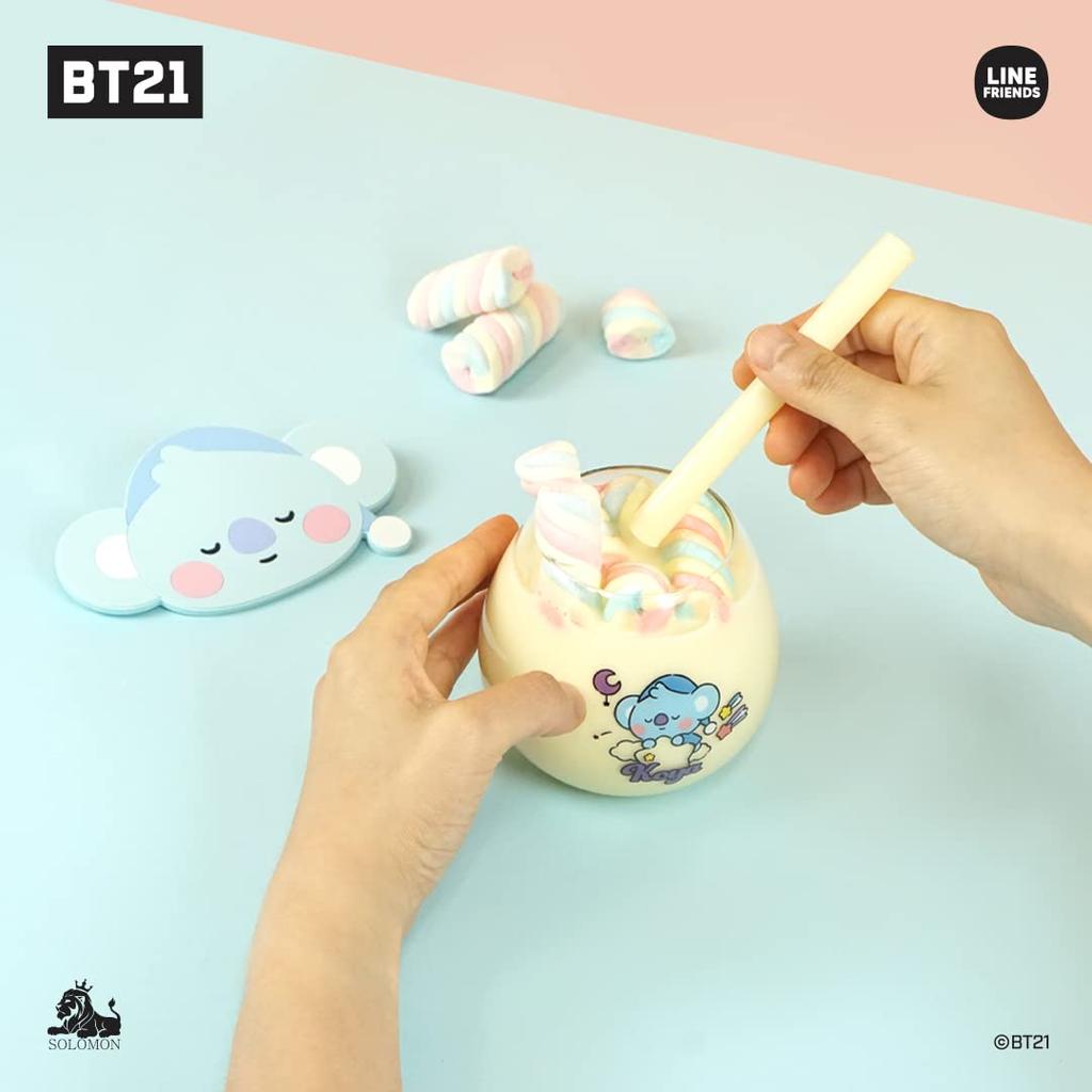 Solomon Shoji BT21 Cup & Coaster Set (KOYA) Cup & Coaster BT21-CKS-A-KY