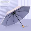High-Quality Colorful Plastic Folding Umbrella, Compact and Portable, Dual-Purpose for Sun and Rain, Sunshade, Uv Protection, Sun Umbrella for Men