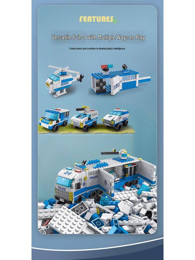 Lele Brothers Space Shuttle Building Blocks: Educational Toy Puzzle for Kids