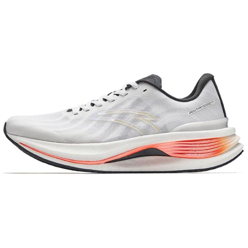 

Anta Champion 3rd Gen PRO Abrasion Resistant Low Top Nitrogen Technology Sprint Running Shoes Men s White Orange Sneakers 112435561-5 40