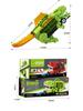 3-in-1 Transforming Dinosaur Toy Car Set for Kids Aged 3-5 with Mini Car Storage