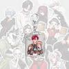 Portachiavi acrilico per zaino anime Gokurakugai 6 cm personaggio Aruma Tao Saotome Nei Takarai Tatsuomi Ban decorazione regalo carino