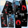 Phone Case for iPhone 17 15 16 Plus Redmi Note 14 12 11 13 Pro Max Huawei P30 P20 Lite OPPO A60 A40 A80 A18 A16 A54 Akatsuki Anime Itachi Naruto Cover