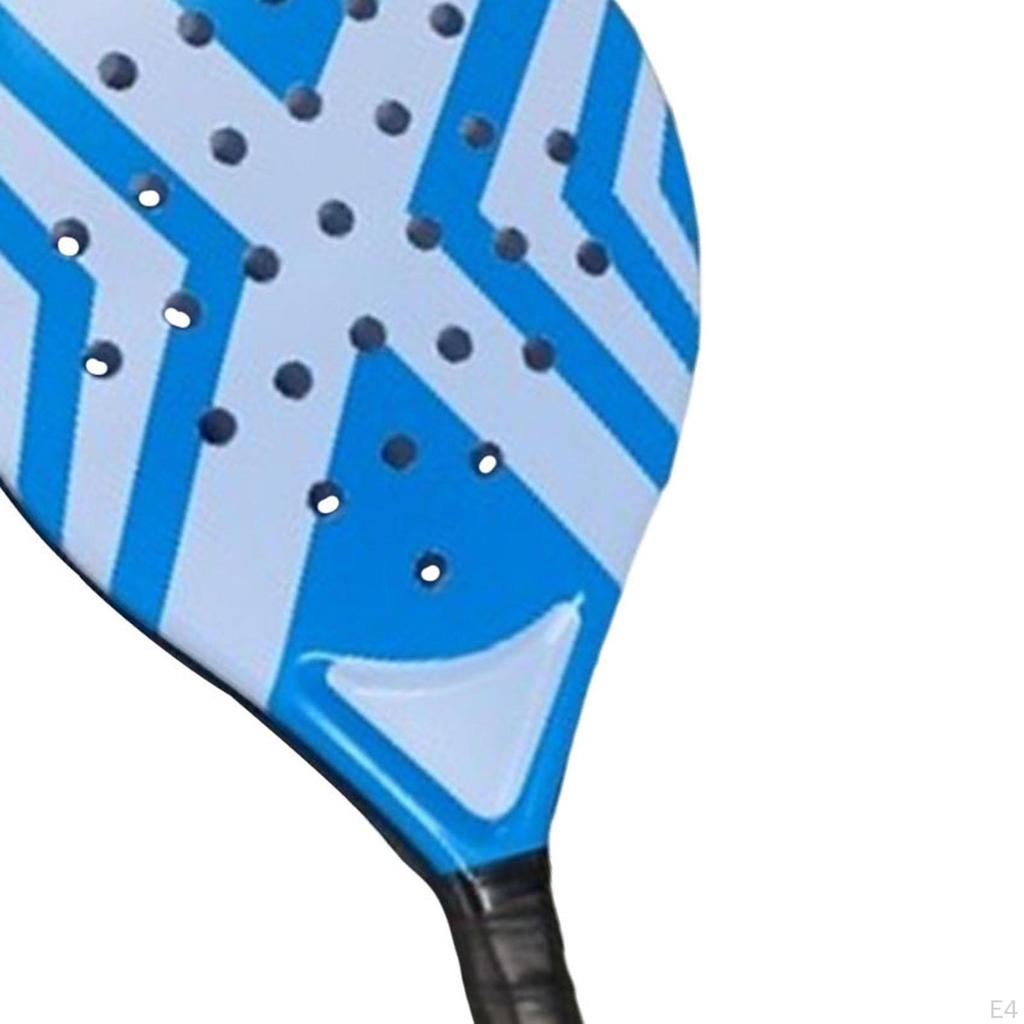 Padel Racket Beach Tennis Paddles with Storage Bag Sturdy Training Professional Lightweight