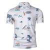 Summer Men's Polo Shirt 3D Print Pattern Breathable Lightweight Casual Fashion Outdoor Beach Men's Clothing