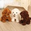 18/25 Cm Simulation Dog Poodle Plush Toys Cute Animal Suffed Doll Christmas Gift