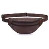 PU Leather Men's Waist Bag Large Capacity Casual Chest Bag Waist Fanny Pack  Travel