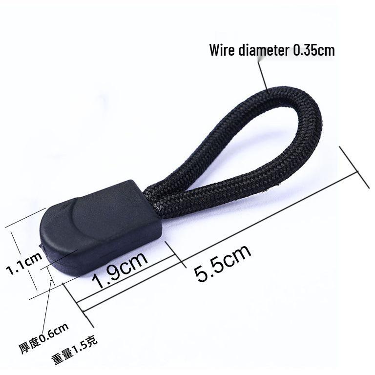Nail Cover Zipper Puller: Mountaineering Backpack Waist Pack Cord Lock