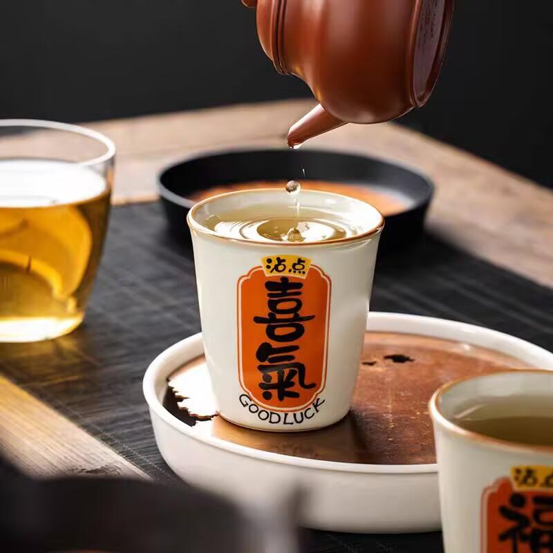 Ru Kiln Dipped In Some Happy Master Cup Can Be Raised By Opening A Single Cup Of Personal Special Ceramic Kung Fu Teacup Tea Cup