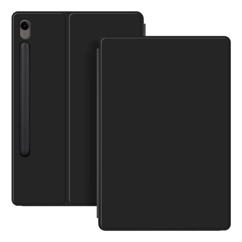 

For Samsung Galaxy Tab S10 FE/S10/S9 FE/S9 Tablet Case Magnetic PU Leather Stand Cover Black