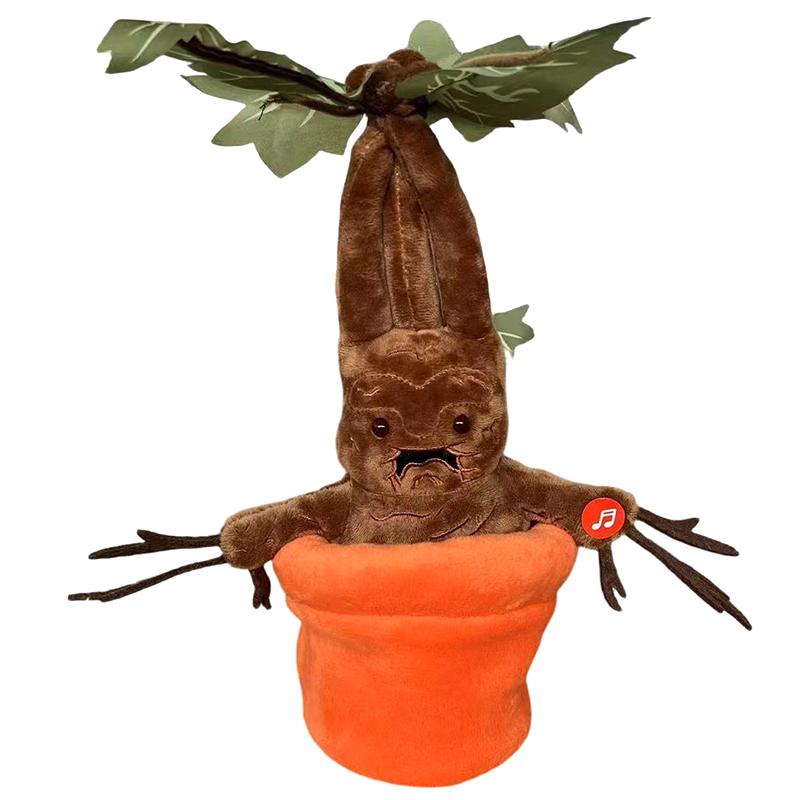 Musical Doll Mandrake Plush Toy Cartoon Soft Stuffed Anime Plush Doll For Christmas Gift Home Decoration Fans Collect Gift