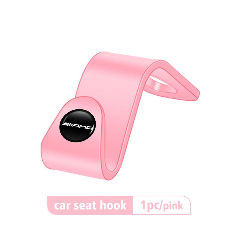 4pcs Car Rear Seat Hook Storage Hanger Organizer Accessories For Mercedes Benz AMG W204 W205 W203 W211 W201 W210 W108 W124 W126 MV7
