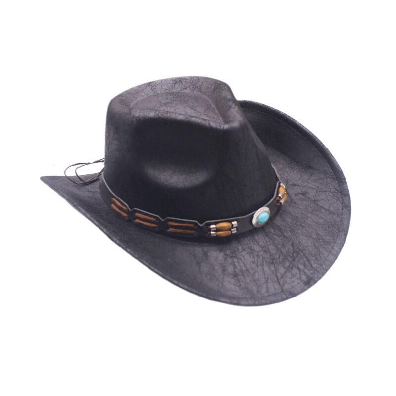 Western Cowboy Hat Men's and Women's European, American and British Retro Old Street Party Jazz Hat
