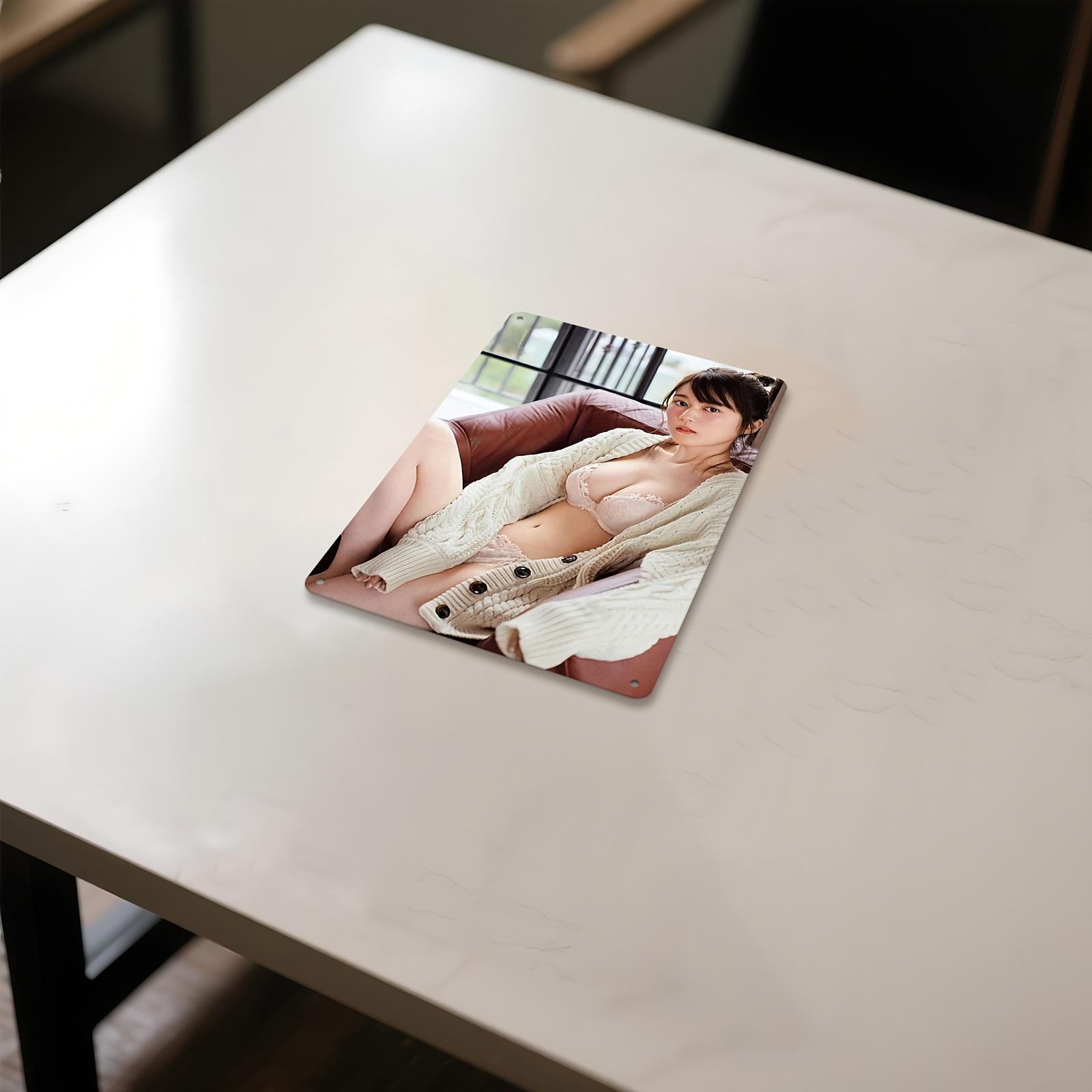 Ikuta Erika Anime Poster x Inch Aluminum Wall Art D Flat Decor 20x30cm(7.8x11.8inch)