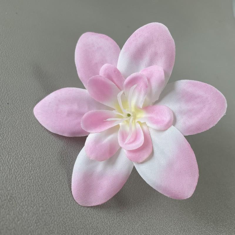 

Orchid Simulation Flower Head Hotel Restaurant Decoration Party Plate Decoration DIY Gift Box Bride Wrist Wreath Prop Take Photo 10pcs розовый