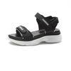 Sandals Women's Summer Flat Casual Student Muffin Shoes Velcro Flat Heel Sports Sandals Women