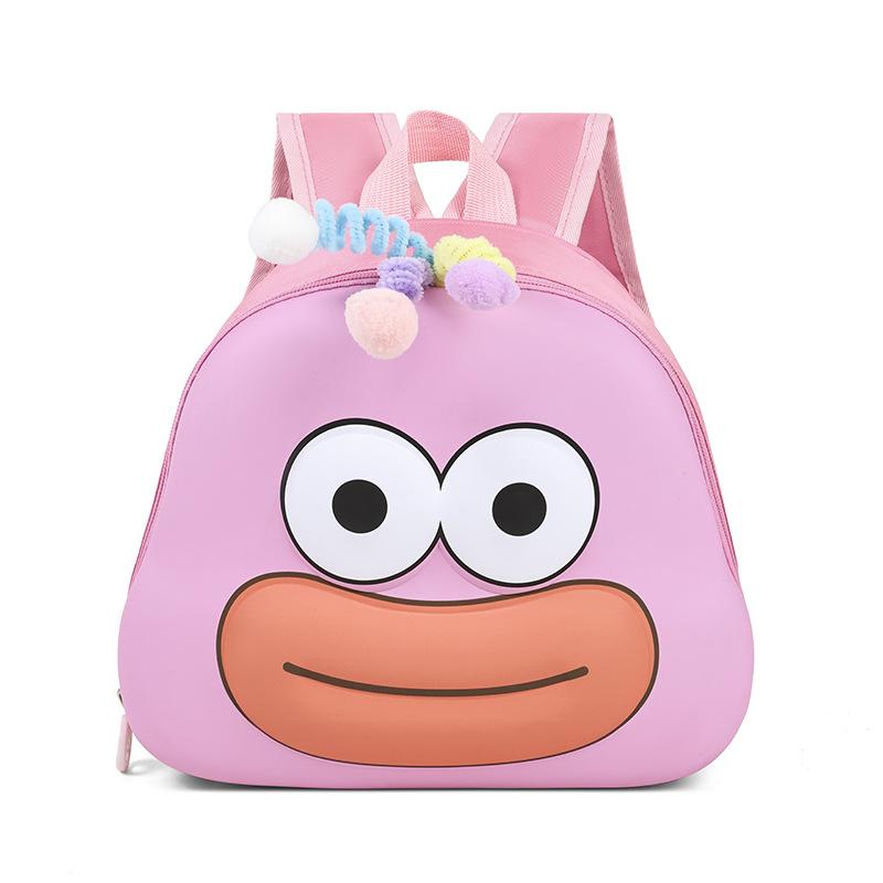 Ugly Cute Funny Sausage Mouth Boys And Girls Backpack Kindergarten Baby Schoolbag Children'S Backpack