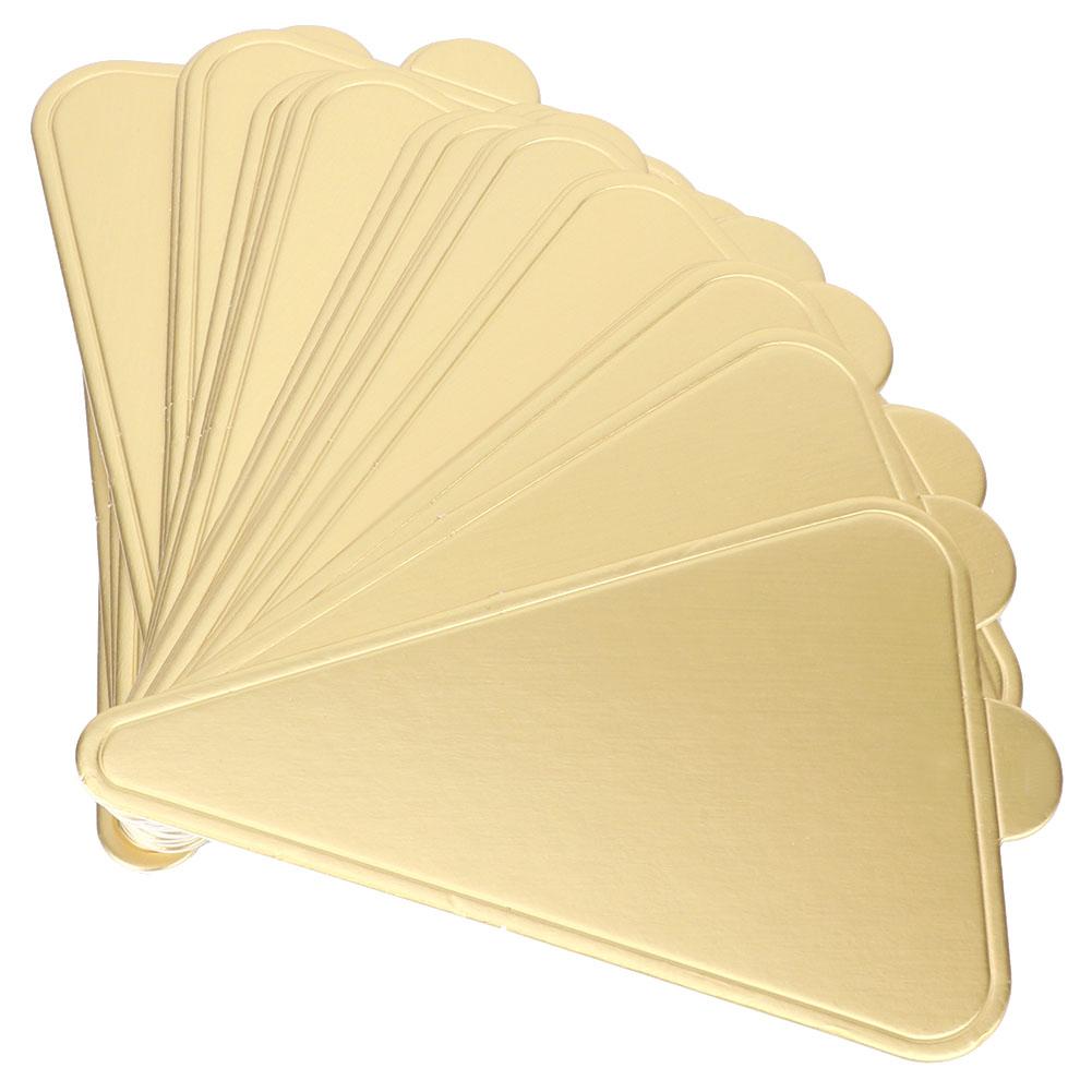 300pcs Triangular Mousse Cake Boards Cupcake Base Dessert Display Tray Cardboard Decoration Tools