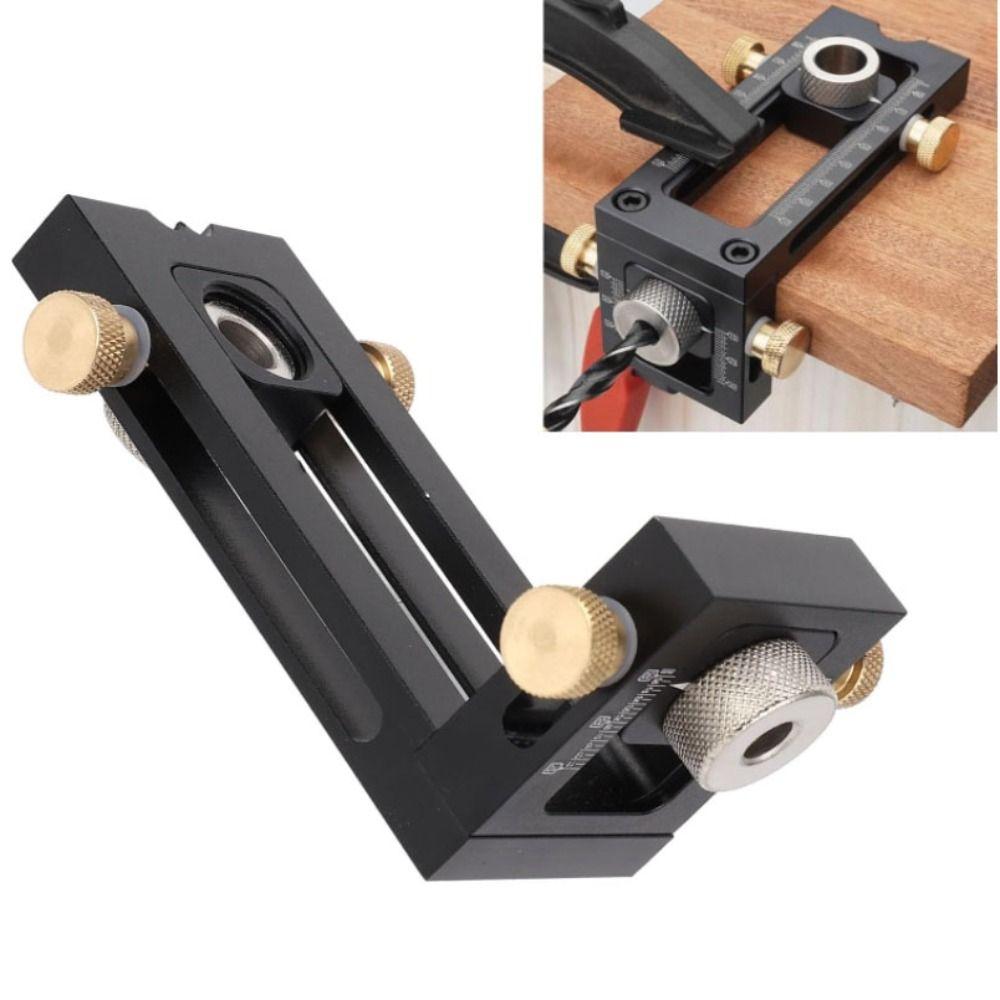 2 in 1 Punch Positioner Screw Punch Doweling Jig Kit Punching Hole Puncher  Crib