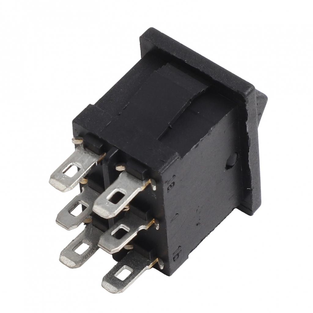 Effizient gestalteter KCD1 schwarzer Wippschalter geeignet für Bedienfelder