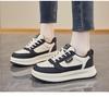 2025 Spring White Korean Style Women's Height-Boost Sneakers Q5615