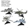 4Pcs Miniature Airplane Toys, Planes Model Building Set, DIY Assemble for Adults Boy Gifts
