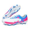 Unisex Adult Ag Fg Soccer Cleats Pu Breathable Fabric Tpu Long Stud Anti-Slip Wearproof Natural Grass Outdoor Football Competiti