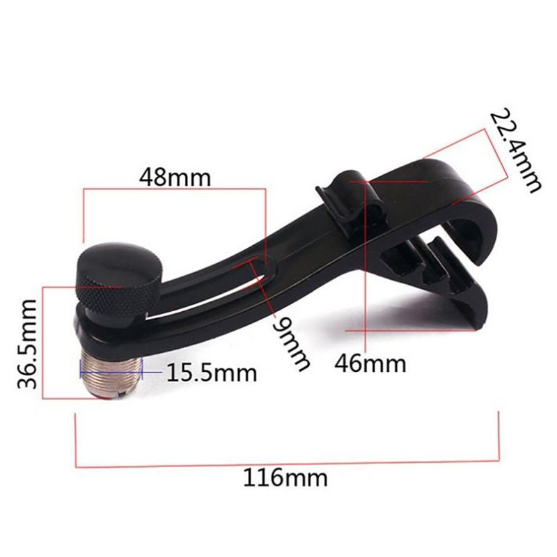 Drum Clip Mikrofon Stoßfeste Klemme Schlagzeug Instrumentenständer Mikrofon Feste Schlagzeugklemme